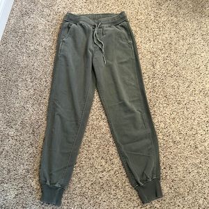GAP joggers size S Tall inseam 29”. Twill with ribbed cuffs.